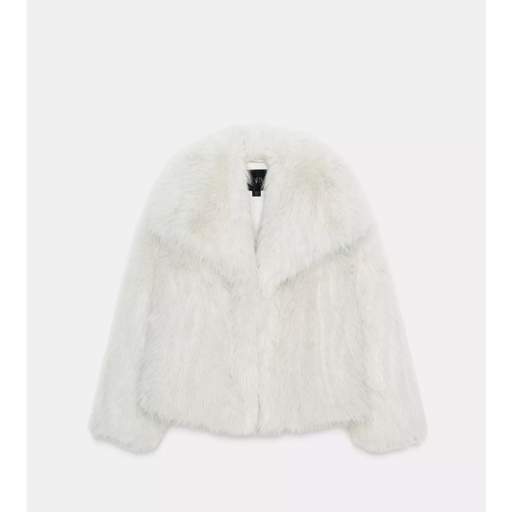 Zara | Jackets & Coats | Faux Fur Jacket Zw Collection | Poshmark